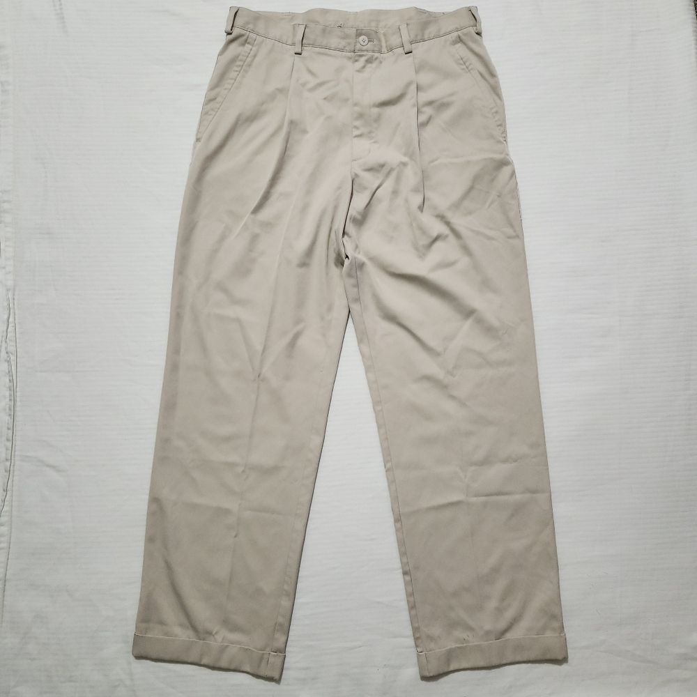 Nike Golf Performance Pleated Khaki Pants 36x32